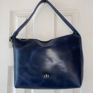 NEW Portland Leather Lrg Slouchy in Cowboy Blue
